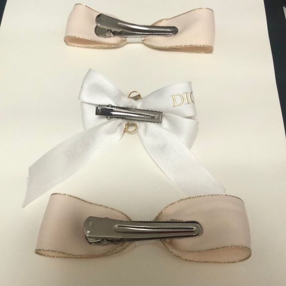 DIOR Hair Clip Set- handmade with original DIOR ribbon - Picture 4 of 6